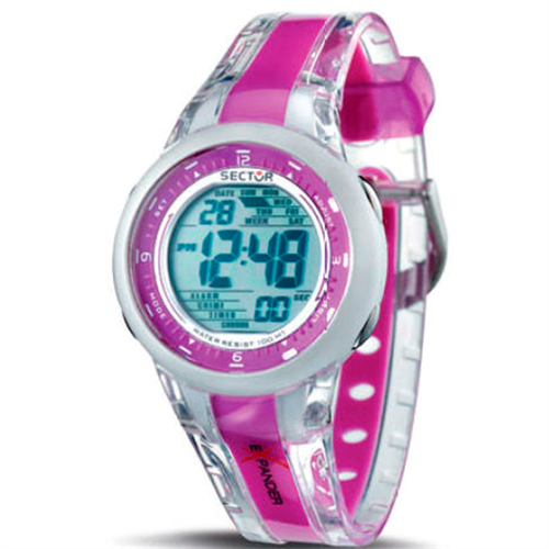 Image of Steel Touch Silicone med stål bagkasse Quartz Unisex ur fra Sector, R3251372515